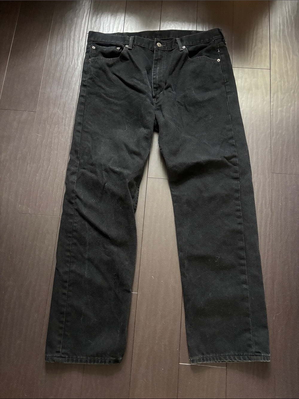 Levi's Black Men's Straight Jeans